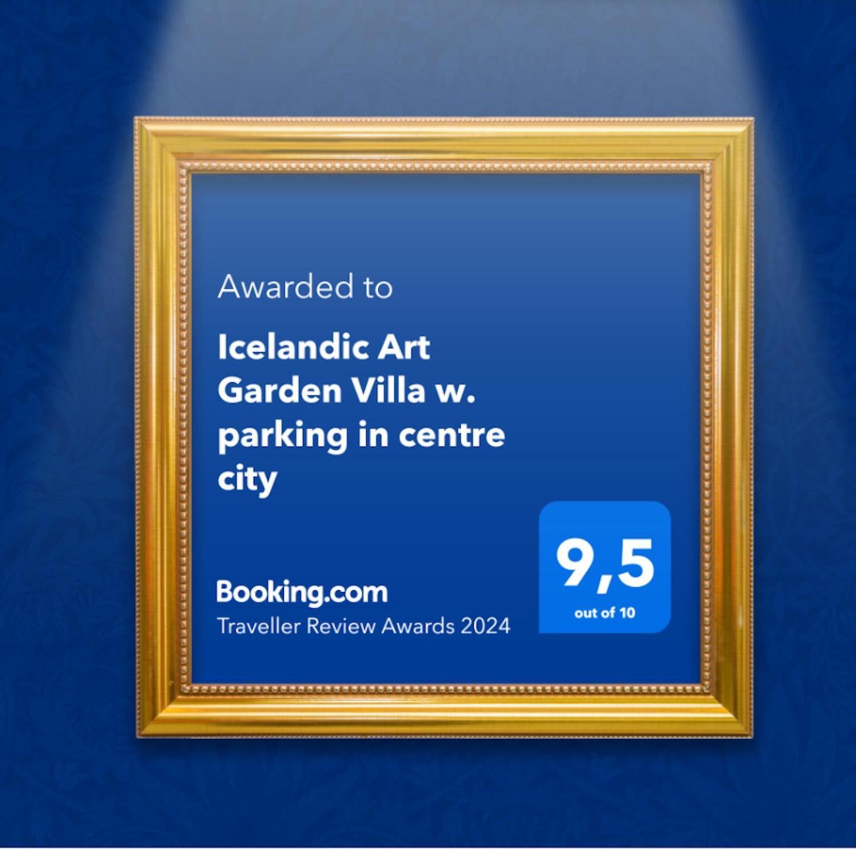 Icelandic Art Garden Villa W. Parking In Centre City Reykjavík Exteriér fotografie